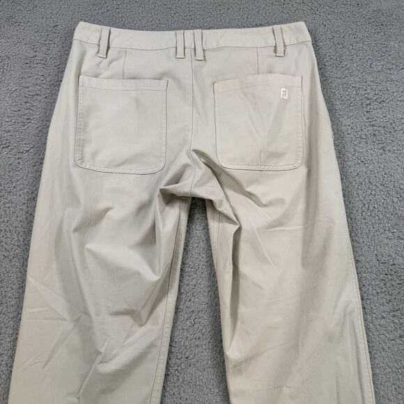 FootJoy Pants Men's 30x30 Beige‎ Chino Straight Performance Golf - Picture 10 of 12